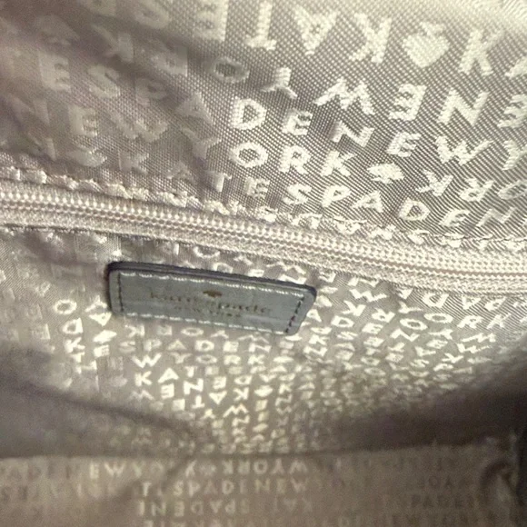 Kate Spade Glossy Gray Crocodile Leather Bag - Picture 8 of 8